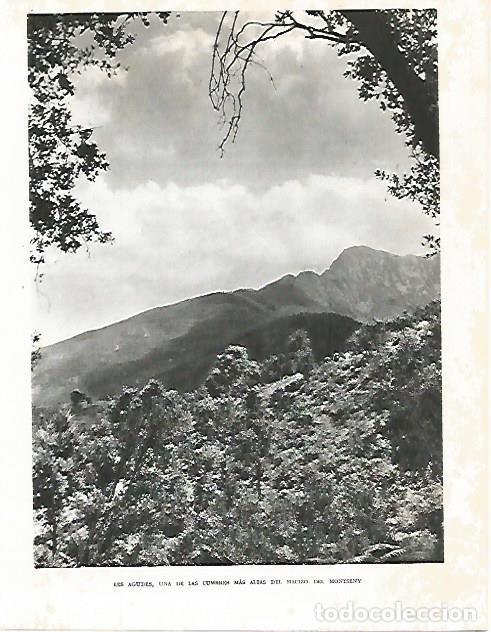 Otros art&iacute;culos de coleccionismo en papel: LAMINA 10492: Les Agudes Montseny - Josep Pla