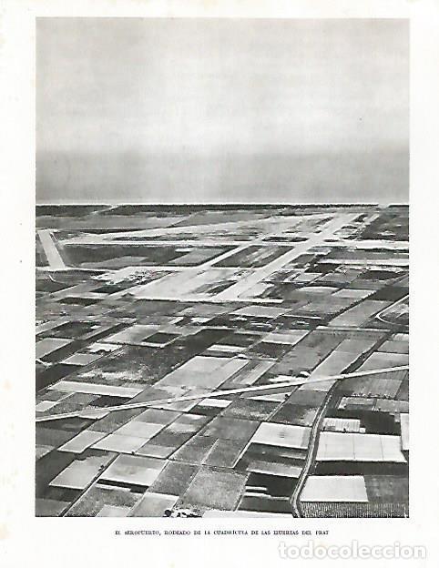 Otros art&iacute;culos de coleccionismo en papel: LAMINA 10567: Aeropuerto del Prat - Josep Pla