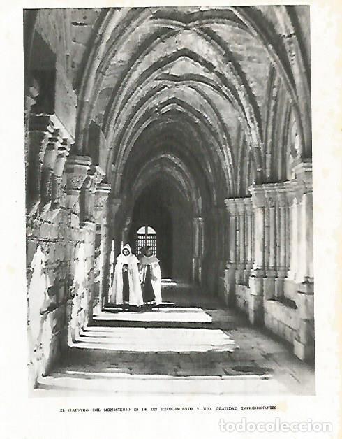Otros art&iacute;culos de coleccionismo en papel: LAMINA 10637: Claustro del Monasterio de Poblet - Josep Pla