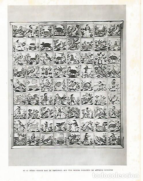 Otros art&iacute;culos de coleccionismo en papel: LAMINA 10570: Azulejos del Museo Vicente Ros de Martorell - Josep Pla