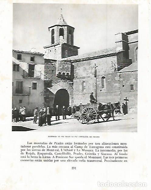 Otros art&iacute;culos de coleccionismo en papel: LAMINA 10639: Plaza de Prades - Josep Pla