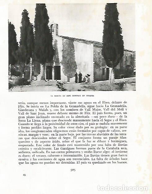 Otros art&iacute;culos de coleccionismo en papel: LAMINA 10644: Ermita de Sant Bonifaci en Vinaixa - Josep Pla