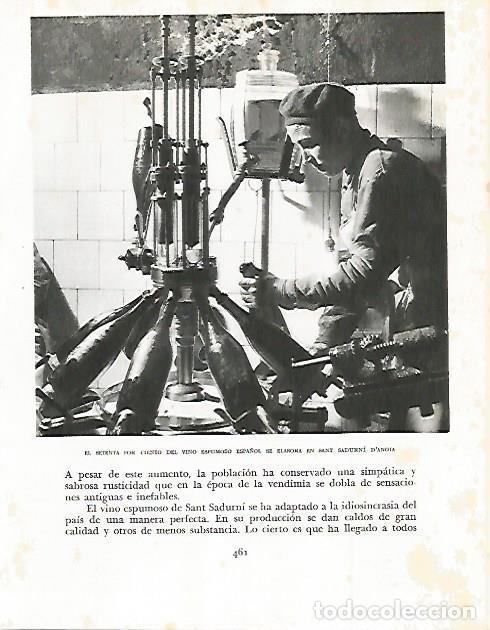 Otros art&iacute;culos de coleccionismo en papel: LAMINA 10626: Elaboracion del cava en Sant Sadurni d Anoia - Josep Pla