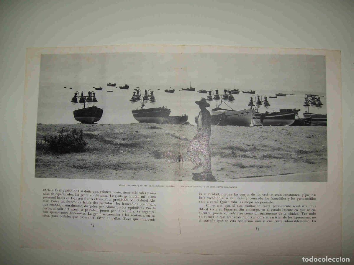 Otros art&iacute;culos de coleccionismo en papel: LAMINA 10692: Playa de Roses Girona - Josep Pla