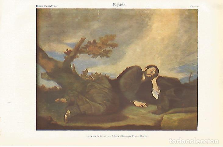 Otros art&iacute;culos de coleccionismo en papel: LAMINA ESPASA 20036: La escala de Jacob por Ribera - Varios