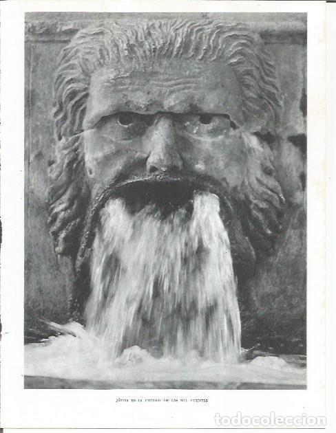 Otros art&iacute;culos de coleccionismo en papel: LAMINA 21928: Fuente en Jativa - Joan Fuster