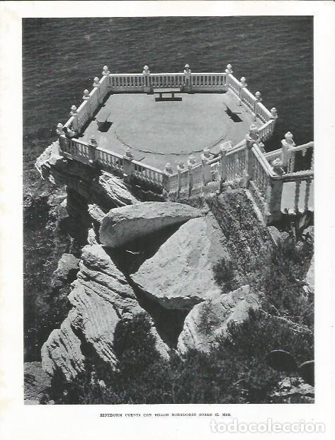 Otros art&iacute;culos de coleccionismo en papel: LAMINA 21953: Mirador en Benidorm - Joan Fuster