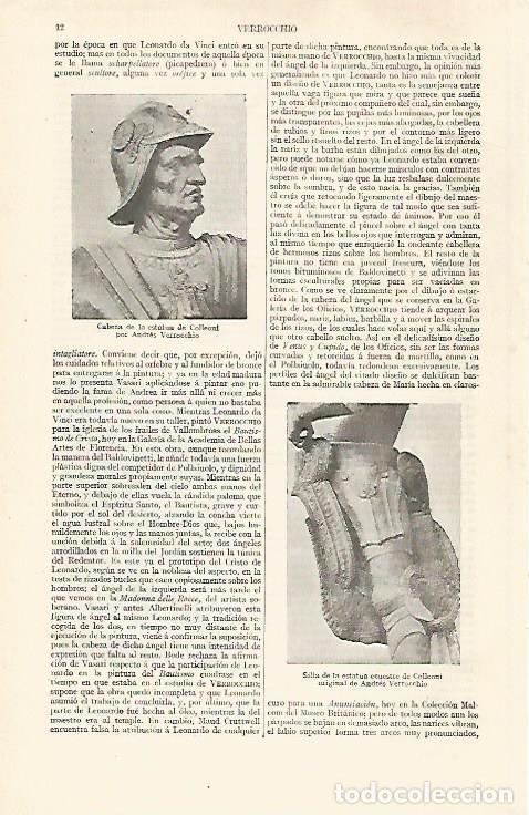 Otros art&iacute;culos de coleccionismo en papel: LAMINA ESPASA 28835: Estatua de Colleoni por A. Verrocchio - Varios