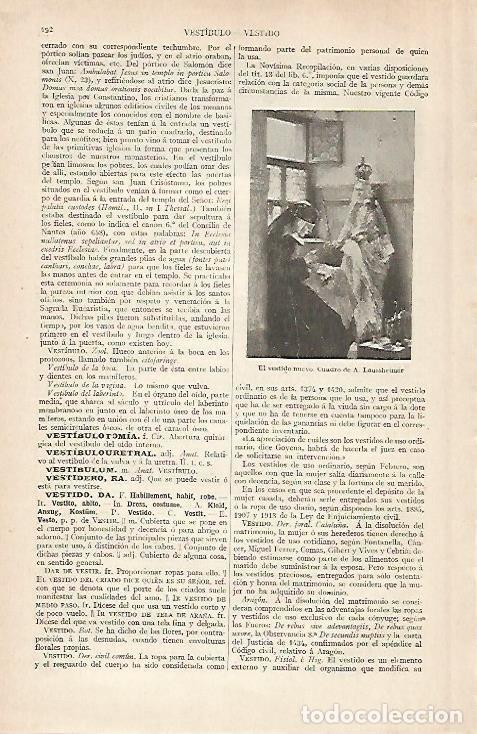 Otros art&iacute;culos de coleccionismo en papel: LAMINA ESPASA 28864: El vestido nuevo por A. Laussheimer - Varios
