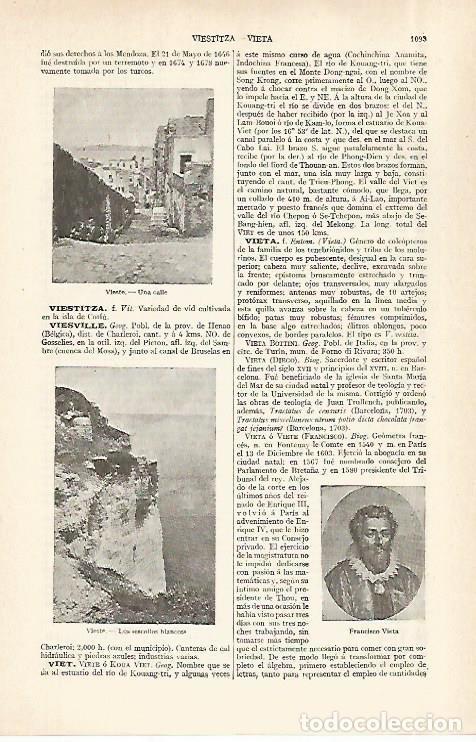 Otros art&iacute;culos de coleccionismo en papel: LAMINA ESPASA 28981: Calle de Vieste - Varios