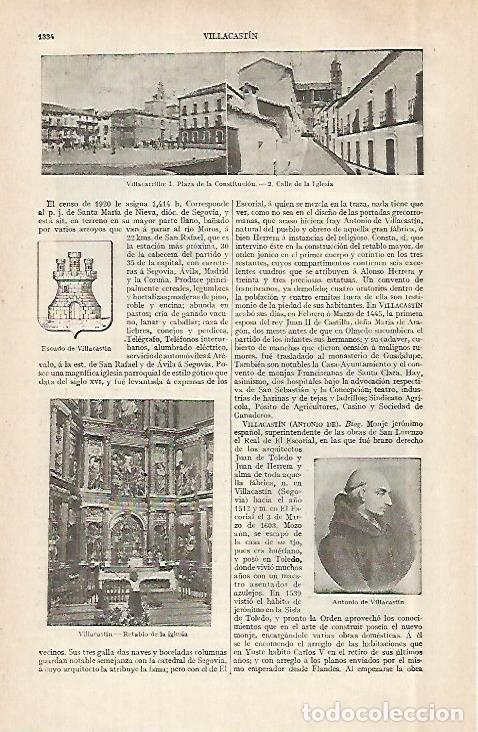 Otros art&iacute;culos de coleccionismo en papel: LAMINA ESPASA 29051: Puerta de la Constitucion en Villacarrillo Jaen - Varios