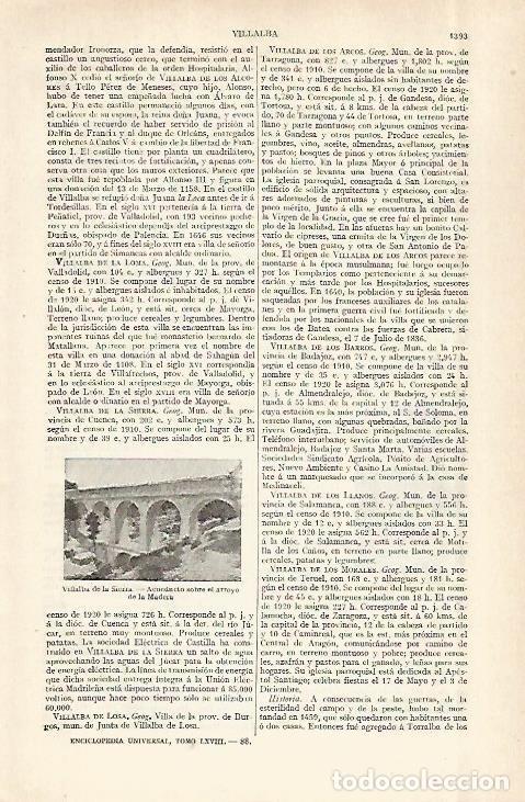 Otros art&iacute;culos de coleccionismo en papel: LAMINA ESPASA 29076: Acueducto de Villalba de la Sierra Cuenca - Varios