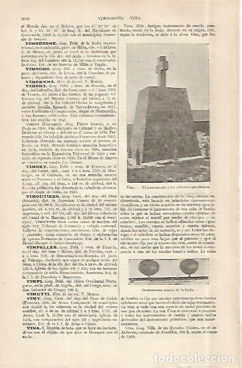 Otros art&iacute;culos de coleccionismo en papel: LAMINA ESPASA 29142: Monumento a los soldados de Canada en Vimy Francia - Varios