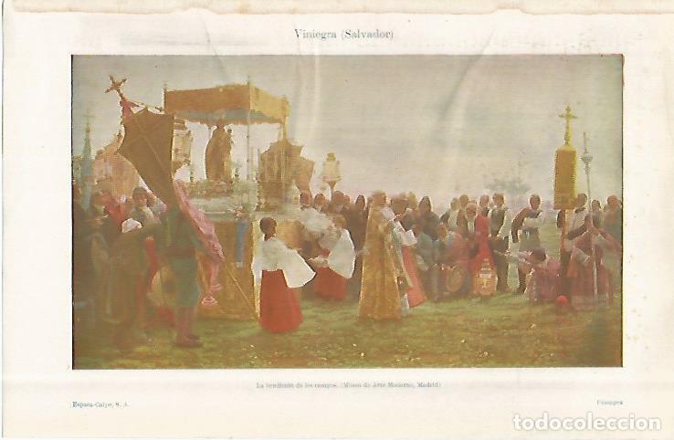 Otros art&iacute;culos de coleccionismo en papel: LAMINA ESPASA 29152: La bendicion de los campos por Salvador Viniegra - Varios