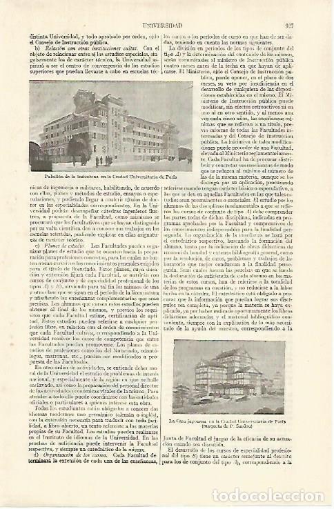 Otros art&iacute;culos de coleccionismo en papel: LAMINA ESPASA 29206: Pabellon de Indochina en Paris - Varios