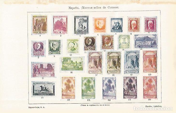 Otros art&iacute;culos de coleccionismo en papel: LAMINA ESPASA 29163: Sellos de Correos de Espa&ntilde;a - Varios