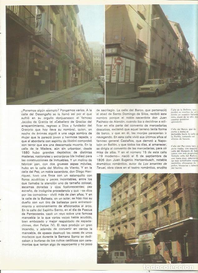 Outros artigos de papel: LAMINA 23516: Calle de la Ballesta y calle del Barco, Madrid - Varios