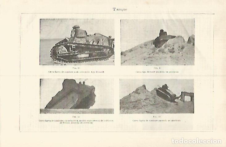 Otros art&iacute;culos de coleccionismo en papel: LAMINA ESPASA 29241: Tanques - Varios