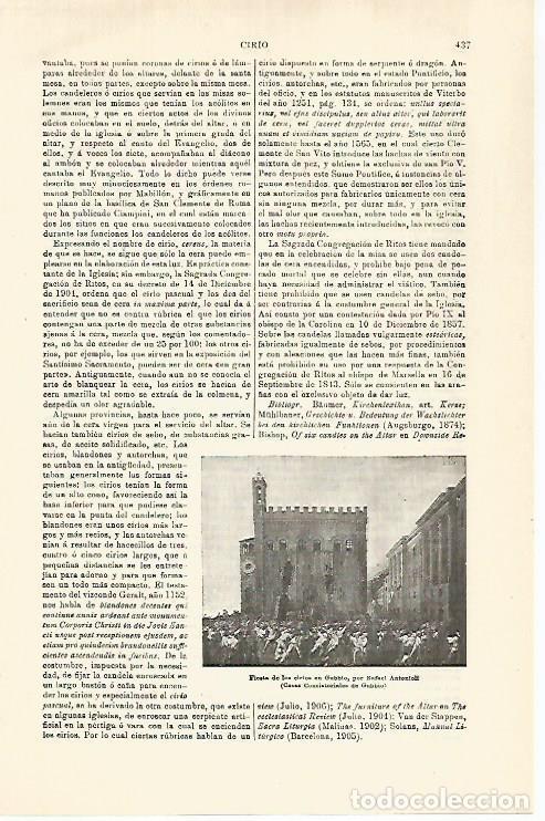 Otros art&iacute;culos de coleccionismo en papel: LAMINA ESPASA 29297: Fiesta de los cirios en Gubbio por R. Antonioli - Varios
