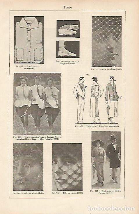 Otros art&iacute;culos de coleccionismo en papel: LAMINA ESPASA 11079: Moda de 1912-1927 - Varios