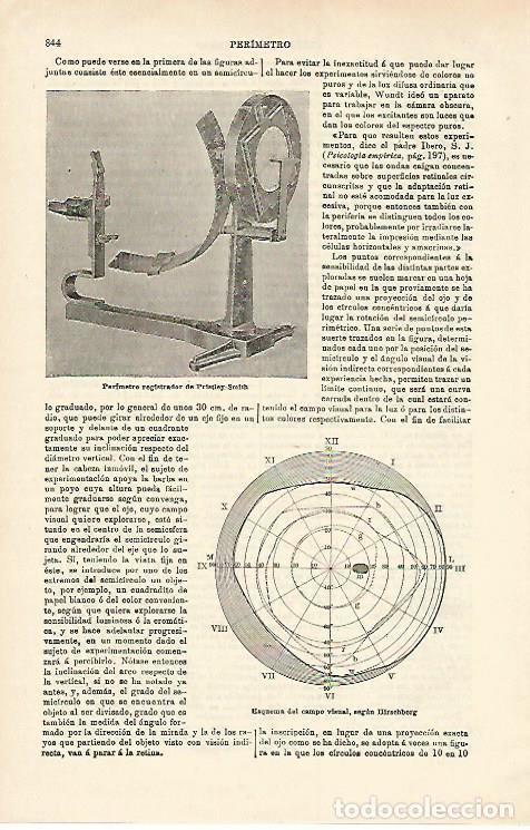 Otros art&iacute;culos de coleccionismo en papel: LAMINA ESPASA 15752: Perimetro de Pristley-Smith - Varios