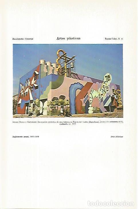 Otros art&iacute;culos de coleccionismo en papel: LAMINA ESPASA 16318: Decoracion de Arranz Bravo en una fabrica de Parets del Valles Barcelona - Vari
