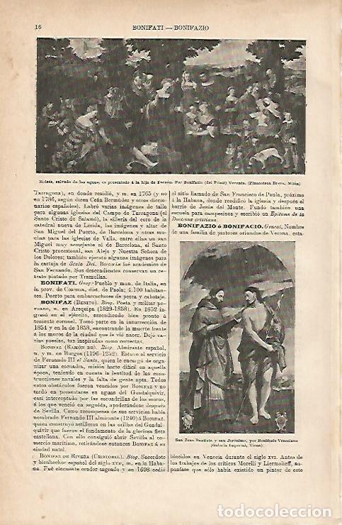 Otros art&iacute;culos de coleccionismo en papel: LAMINA ESPASA 11781: Moises salvado de las aguas por Bonifazio - Varios