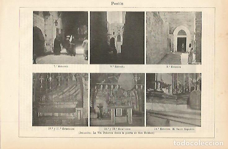 Otros art&iacute;culos de coleccionismo en papel: LAMINA ESPASA 002326: Via Dolorosa de Jerusales desde la puerta de San Esteban - Varios Autores