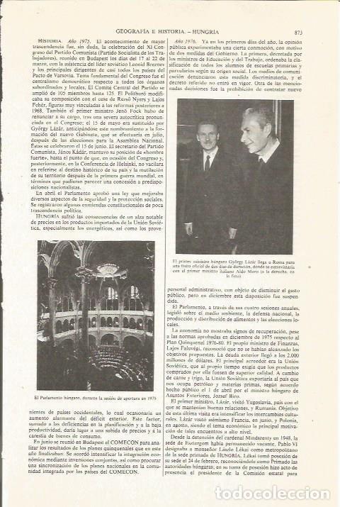 Otros art&iacute;culos de coleccionismo en papel: LAMINA ESPASA 36124: Parlamento de Bulgaria y el presidente Lazar en Roma - Varios