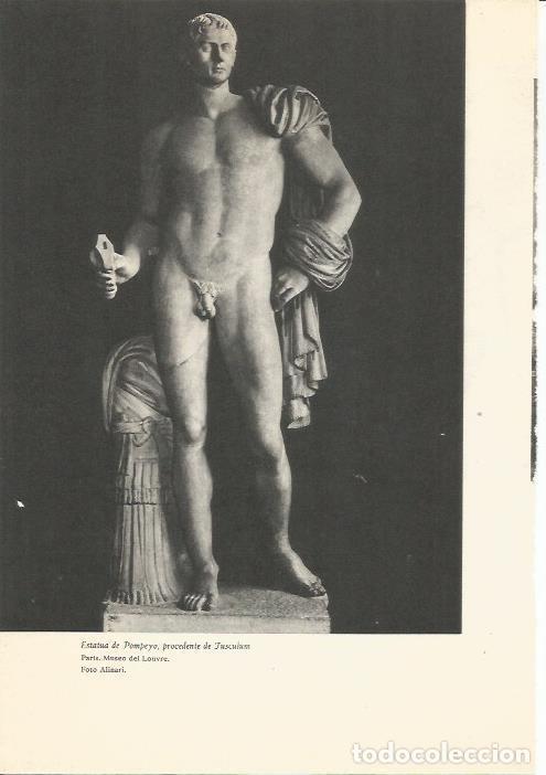 Otros art&iacute;culos de coleccionismo en papel: LAMINA 24699: Estatua de Pompeyo - Martin de Piquer