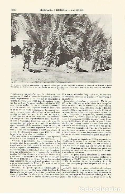 Otros art&iacute;culos de coleccionismo en papel: LAMINA ESPASA 29431: Soldados del Ejercito de Marruecos - Varios