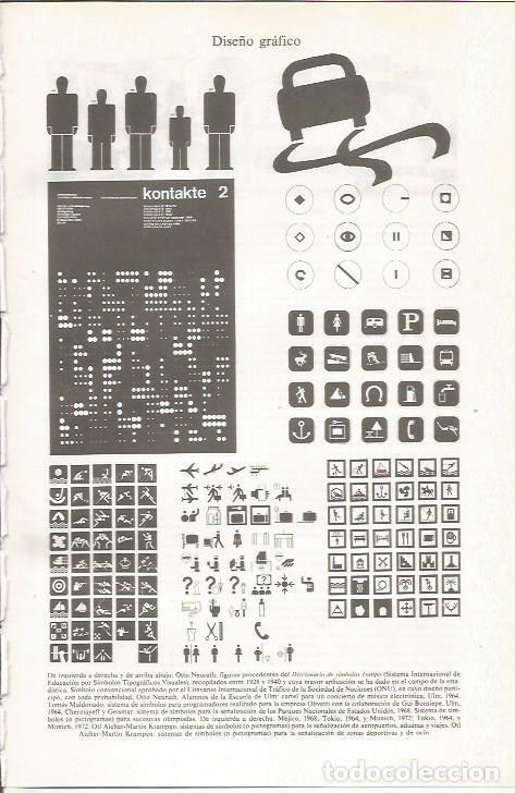 Otros art&iacute;culos de coleccionismo en papel: LAMINA ESPASA 36021: Dise&ntilde;os graficos de los a&ntilde;os 60 y 70 - Varios