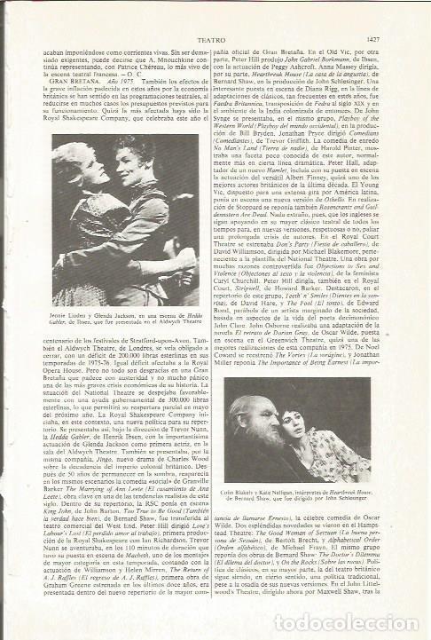 Otros art&iacute;culos de coleccionismo en papel: LAMINA ESPASA 36241: Jennie Linden, Glenda Jackson, Colin Blakely y Kate Nelligan - Varios