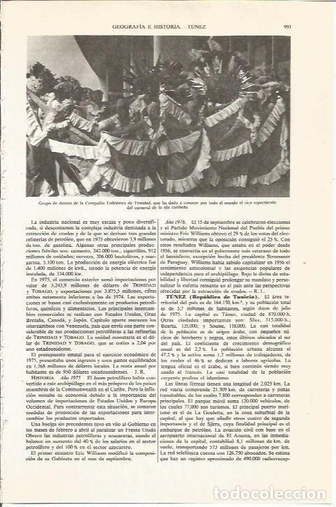 Otros art&iacute;culos de coleccionismo en papel: LAMINA ESPASA 36161: Compa&ntilde;&iacute;a Folklorica de Trinidad - Varios