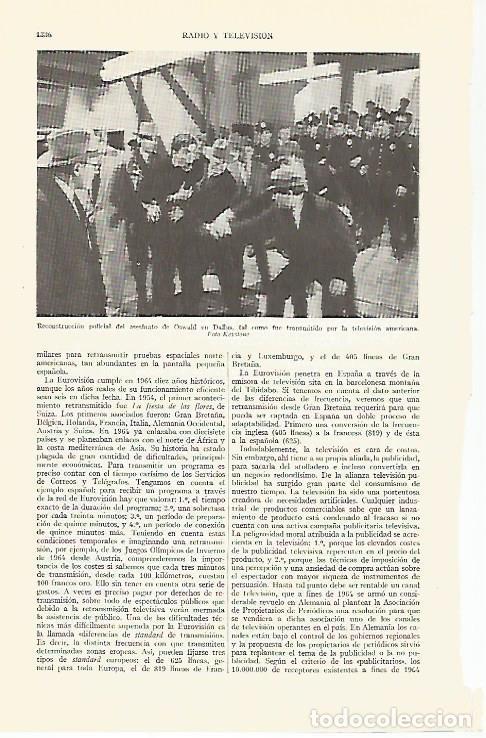 Otros art&iacute;culos de coleccionismo en papel: LAMINA ESPASA 29482: Reconstruccion policial del asesinato de Oswald en Dallas - Varios