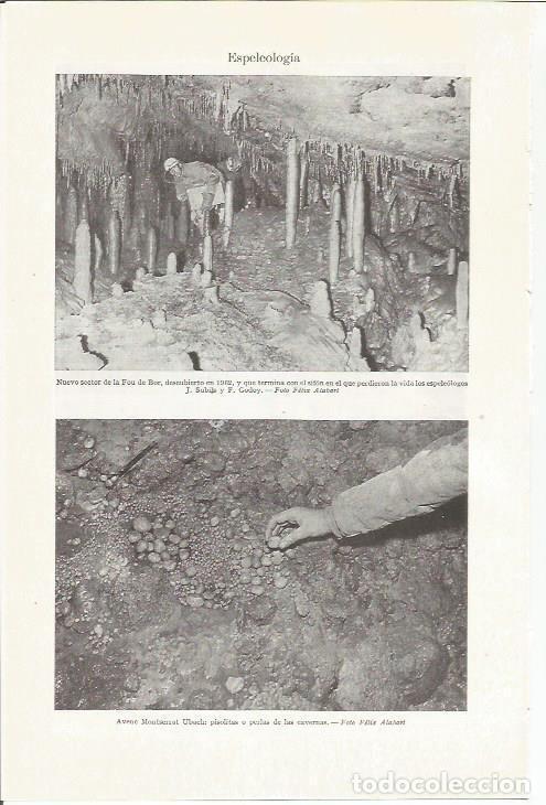 Otros art&iacute;culos de coleccionismo en papel: LAMINA ESPASA 35786: Fou de Bor y perlas de las cavernas de Ubach - Varios