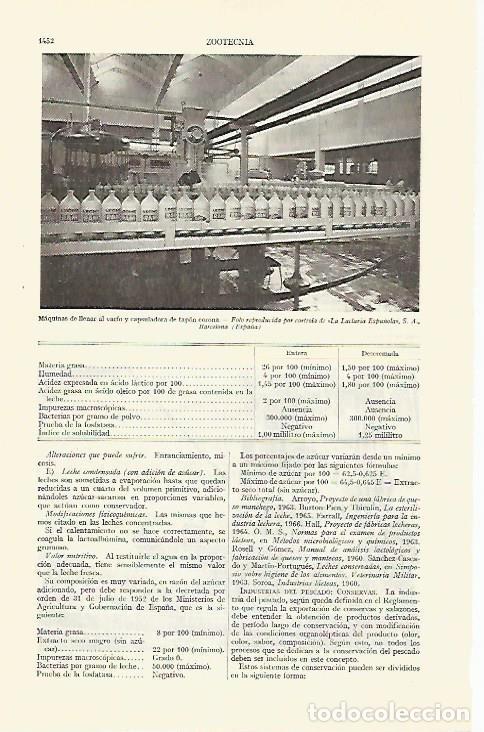 Otros art&iacute;culos de coleccionismo en papel: LAMINA ESPASA 29500: Fabrica La Lactaria Espa&ntilde;ola Barcelona - Varios