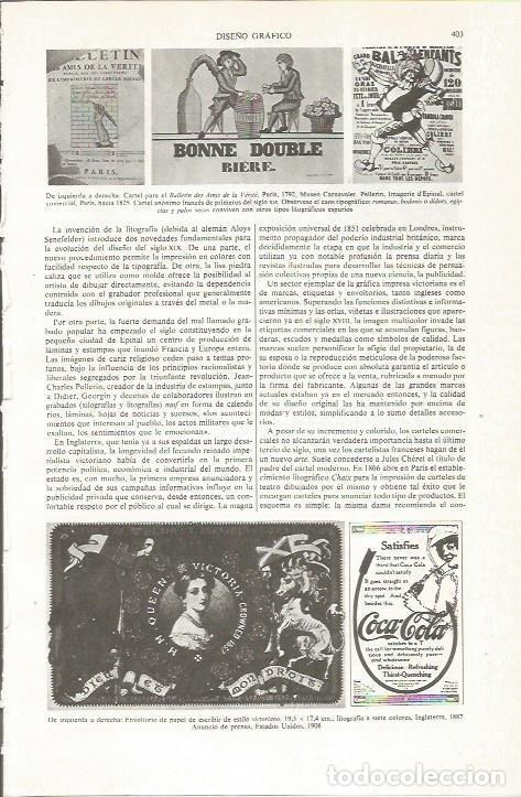 Otros art&iacute;culos de coleccionismo en papel: LAMINA ESPASA 36009: Carteles de dise&ntilde;o grafico - Varios