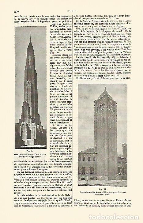 Otros art&iacute;culos de coleccionismo en papel: LAMINA ESPASA 1354: Torres en Nueva York - Varios Autores