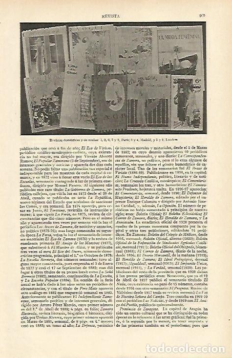Otros art&iacute;culos de coleccionismo en papel: LAMINA ESPASA 13548: Revistas domesticas y de moda - Varios
