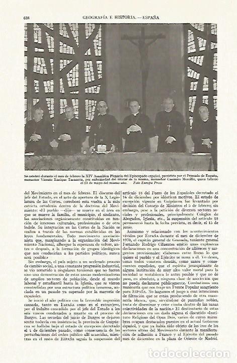 Otros art&iacute;culos de coleccionismo en papel: LAMINA ESPASA 13393: XIV Asamblea Plenaria del Episcopado Espa&ntilde;ol - Varios