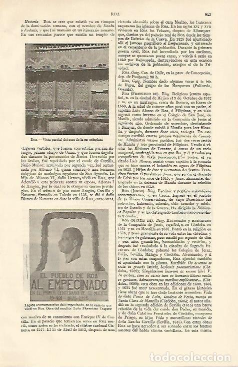 Otros art&iacute;culos de coleccionismo en papel: LAMINA ESPASA 13682: Lapida conmemorativa a El Empecinado - Varios