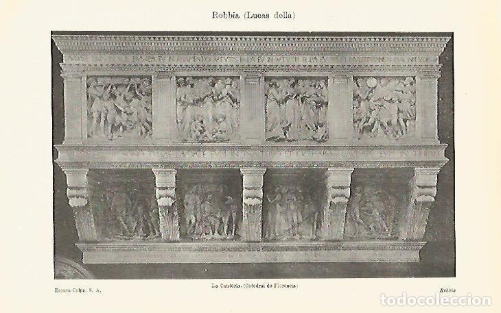 Otros art&iacute;culos de coleccionismo en papel: LAMINA ESPASA 13687: La Cantoria de la Catedral de Florencia por della Robbia - Varios