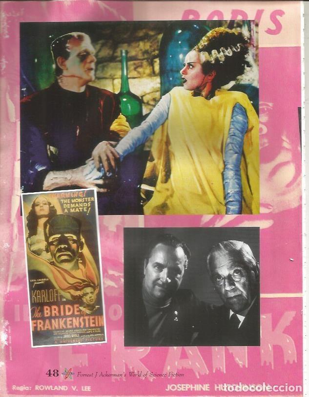 Otros art&iacute;culos de coleccionismo en papel: LAMINA 24948: Cartel y escenas de La novia de Frankenstein - John Landis