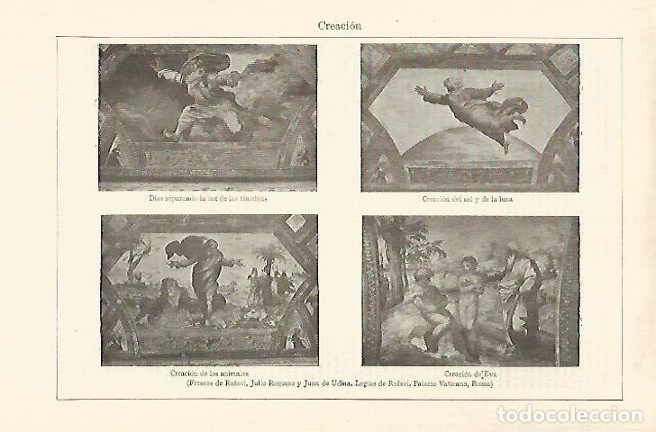 Otros art&iacute;culos de coleccionismo en papel: LAMINA ESPASA 29706: Frescos de Rafael J. Romano y Juan de Udina en el Palacio Vaticano de Roma - Va