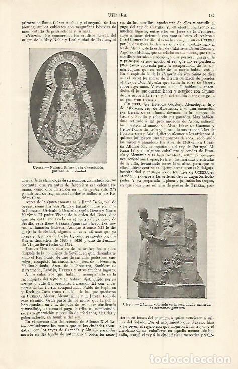 Otros art&iacute;culos de coleccionismo en papel: LAMINA ESPASA 29956: Nuestra Se&ntilde;ora de la Consolacion de Utrera Sevilla - Varios