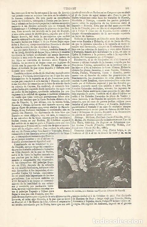 Otros art&iacute;culos de coleccionismo en papel: LAMINA ESPASA 29953: Escena de cocina por A. van Utrech - Varios