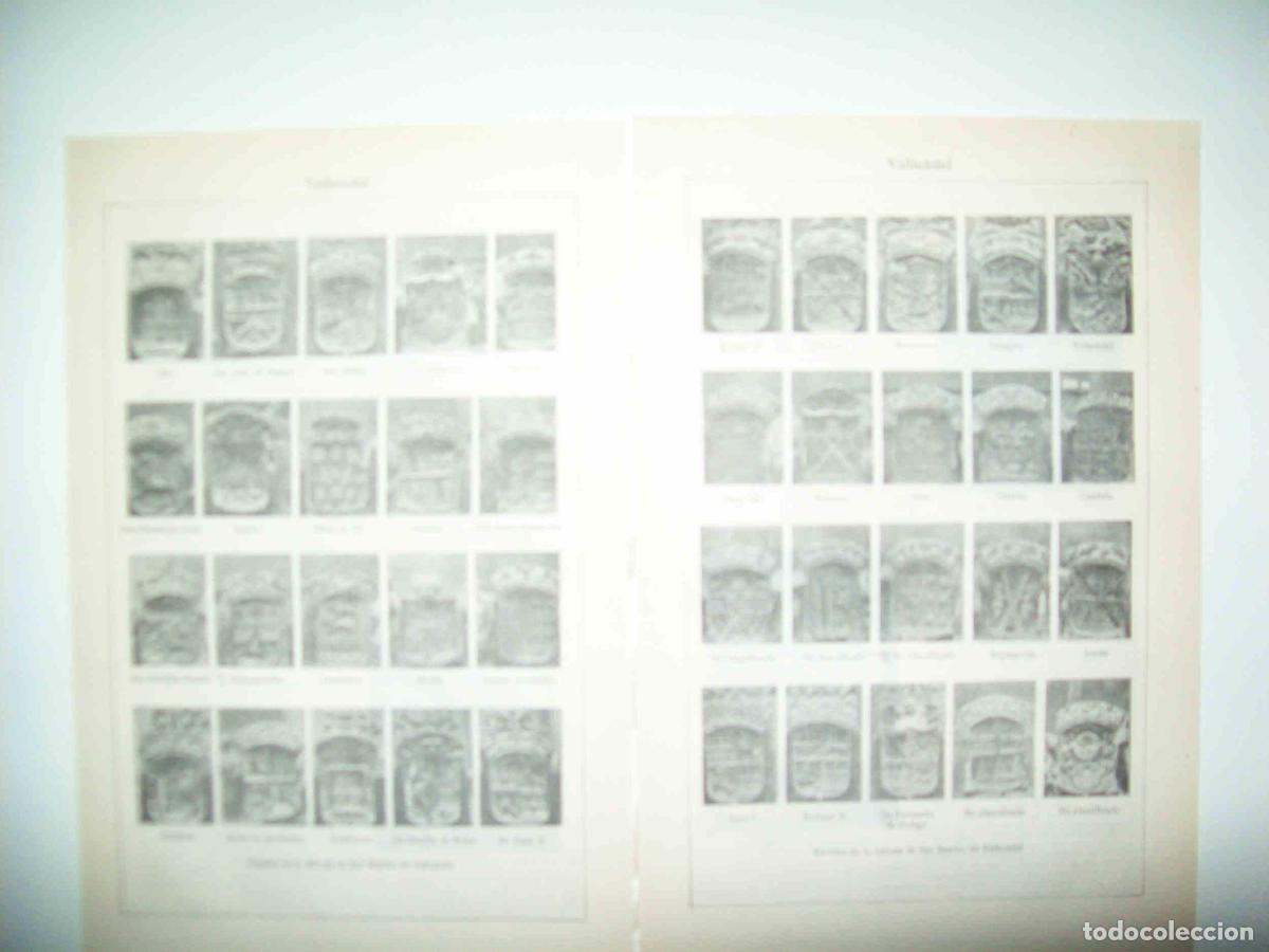Otros art&iacute;culos de coleccionismo en papel: LAMINA ESPASA 30083: Escudos de la silleria de San Benito en Valladolid - Varios