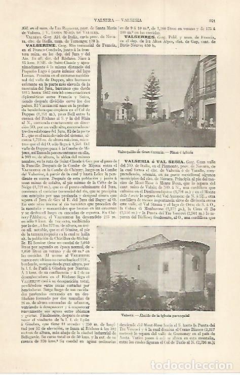 Otros art&iacute;culos de coleccionismo en papel: LAMINA ESPASA 30065: Plaza de Valsequillo de Gran Canaria - Varios