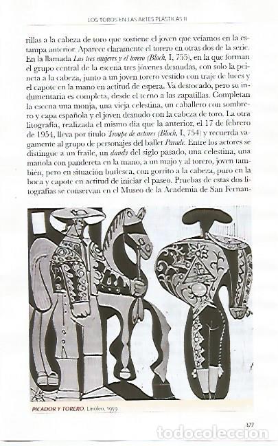Otros art&iacute;culos de coleccionismo en papel: LAMINA COSSIO 51222: Picador y torero por Picasso - Varios
